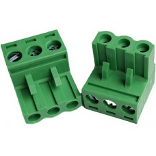 2EDGK-5.08-03P-14-00A 3P FEMALE GREEN Pluggable Terminal Block