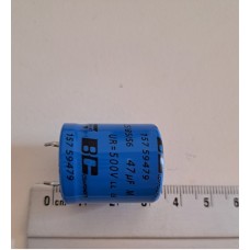 47uF 500V Snap-in Aluminum Electrolytic Capacitor MAL215759479E3