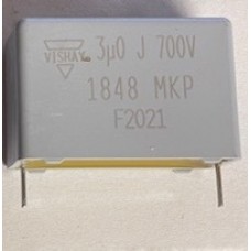 3uF 700VDC Radial Metallized Polypropylene DC-Link Film Capacitor MKP1848530704K2