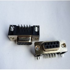 K22X-E9S-N 9POS 2ROW Female D-Sub Connector